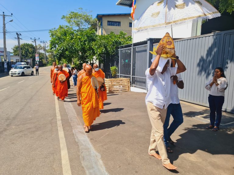 2023 Pirith Sermon and Almsgiving